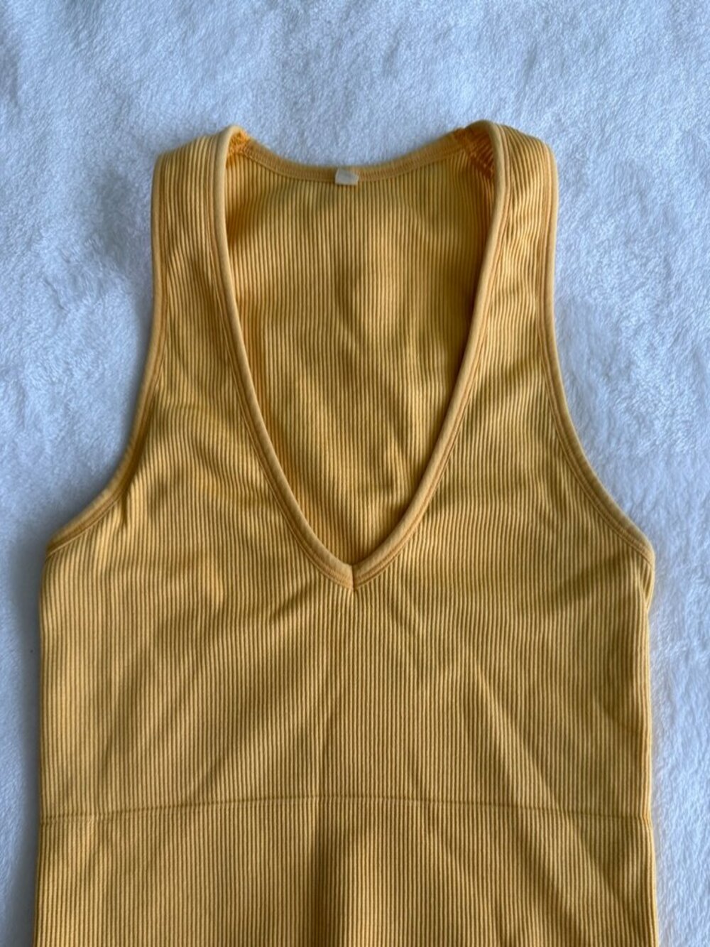 Yellow workout Tank top